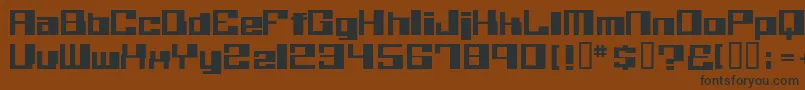 Believer Font – Black Fonts on Brown Background