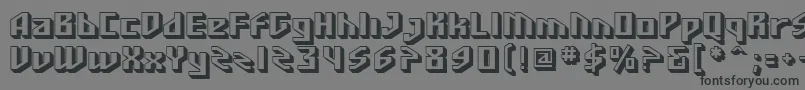 SfFunkMaster Font – Black Fonts on Gray Background