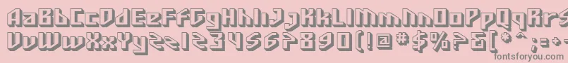 fuente SfFunkMaster – Fuentes Grises Sobre Fondo Rosa