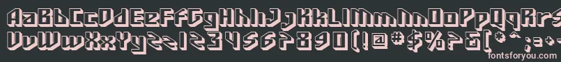SfFunkMaster Font – Pink Fonts on Black Background