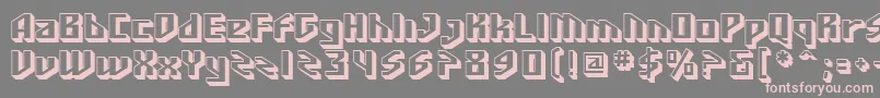 SfFunkMaster Font – Pink Fonts on Gray Background
