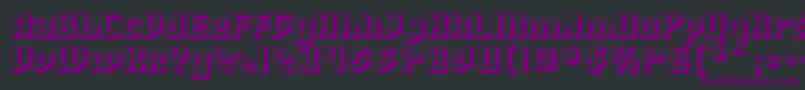 SfFunkMaster Font – Purple Fonts on Black Background