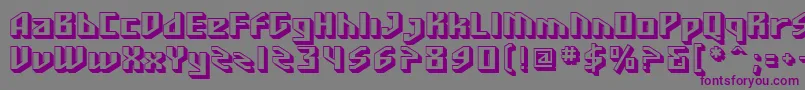 SfFunkMaster Font – Purple Fonts on Gray Background