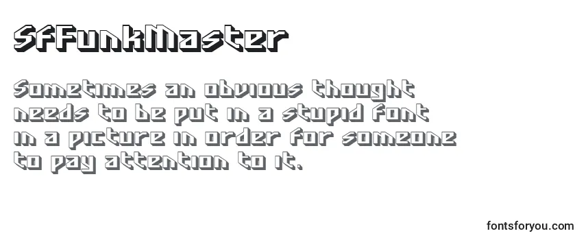 Шрифт SfFunkMaster