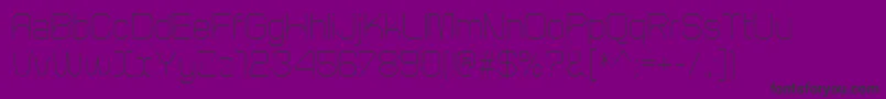 ArcleLight Font – Black Fonts on Purple Background