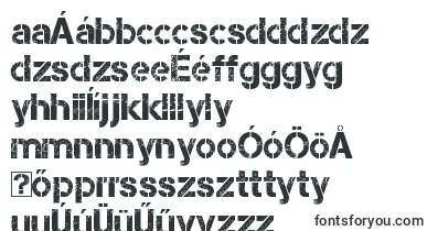Capsmall font – hungarian Fonts