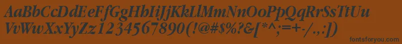 More about GaramondnarrowbttBolditalic Font GaramondnarrowbttBolditalic Font – Black Fonts on Brown Background