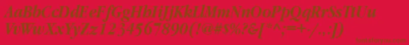 More about GaramondnarrowbttBolditalic Font GaramondnarrowbttBolditalic Font – Brown Fonts on Red Background