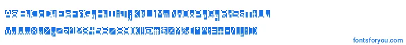 Beanwriting Font – Blue Fonts on White Background