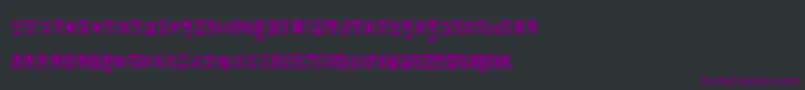 Beanwriting Font – Purple Fonts on Black Background
