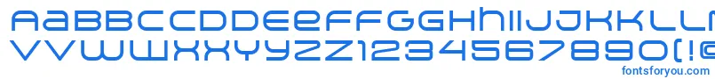 ArkitechMedium Font – Blue Fonts on White Background