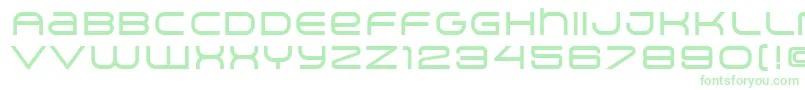 Шрифт ArkitechMedium – зелёные шрифты на белом фоне