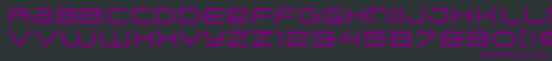 ArkitechMedium Font – Purple Fonts on Black Background