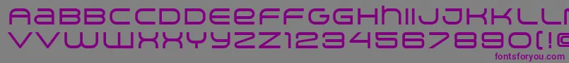 ArkitechMedium Font – Purple Fonts on Gray Background