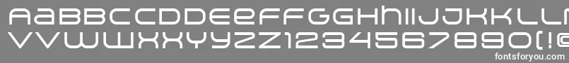 ArkitechMedium Font – White Fonts on Gray Background