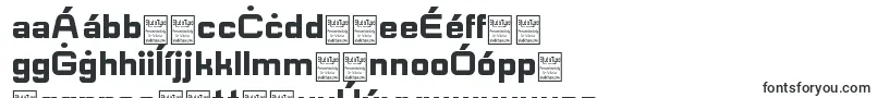 Шрифт ESquareDemo – гэльские шрифты
