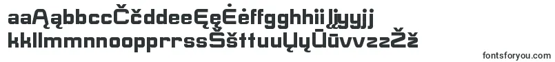 Шрифт ESquareDemo – литовские шрифты