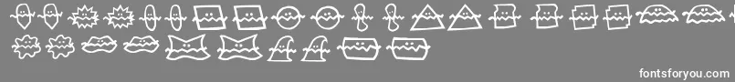 Do Font – White Fonts on Gray Background