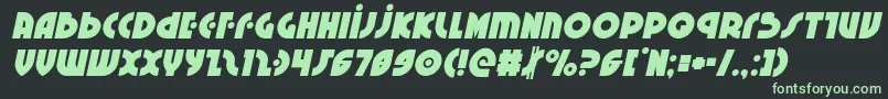 Neuralnomiconital Font – Green Fonts on Black Background