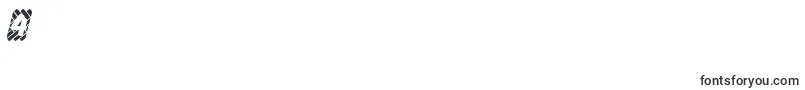 Skidz-Schriftart – Schriften für die Ziffer 4