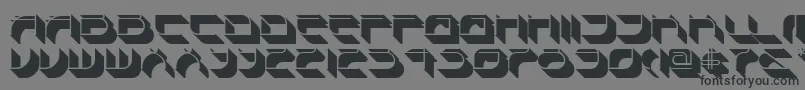 Spondulixnf Font – Black Fonts on Gray Background