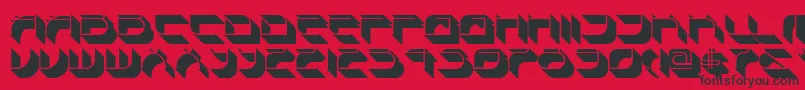 fuente Spondulixnf – Fuentes Negras Sobre Fondo Rojo