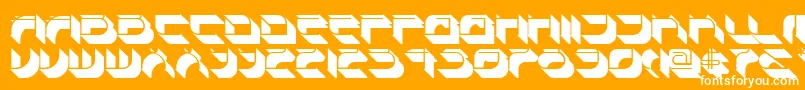 Weitere Informationen zur Spondulixnf-Schriftart Spondulixnf-Schriftart – Weiße Schriften auf orangefarbenem Hintergrund