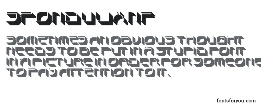 Шрифт Spondulixnf (54017)