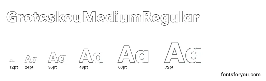 GroteskouMediumRegular Font Sizes