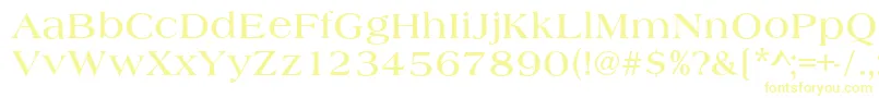 AlmeriaBold Font – Yellow Fonts on White Background