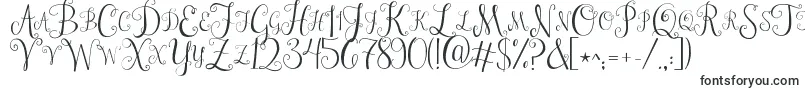 Jandastylishmonogram-Schriftart – Kaninchen-Schriften