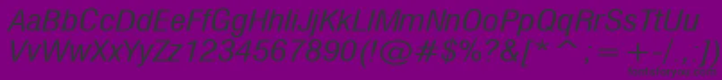 MilfI Font – Black Fonts on Purple Background
