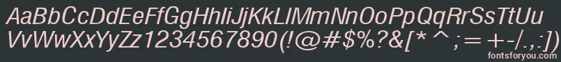 MilfI Font – Pink Fonts on Black Background