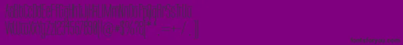 Labtovs Font – Black Fonts on Purple Background