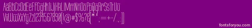 Labtovs Font – Pink Fonts on Purple Background