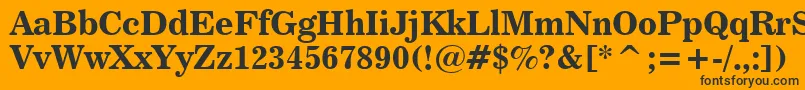 Lisätietoja News706BoldBt-fontista News706BoldBt-fontti – mustat fontit oranssilla taustalla