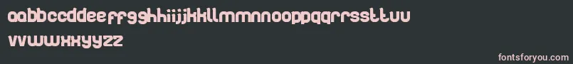 Artistic Font – Pink Fonts on Black Background