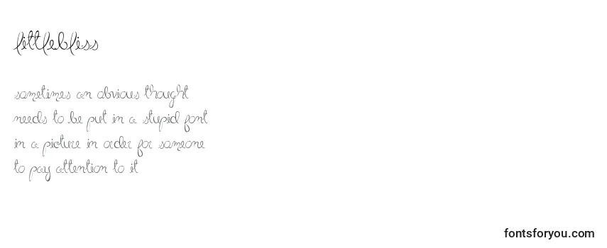 Schriftart LittleBliss (54059)