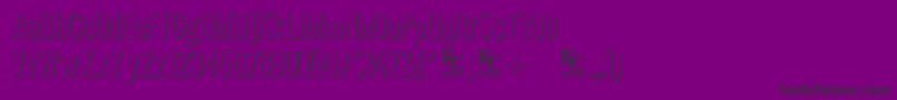 Eclipsedemo Font – Black Fonts on Purple Background