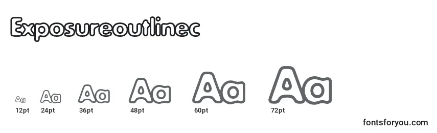 Exposureoutlinec Font Sizes