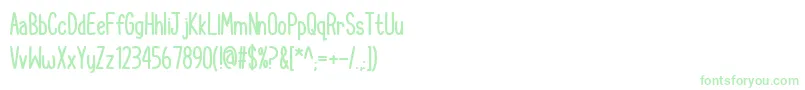 CupcakeSmilesBold Font – Green Fonts