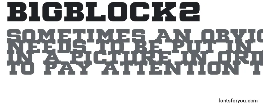Шрифт B1gBlock2