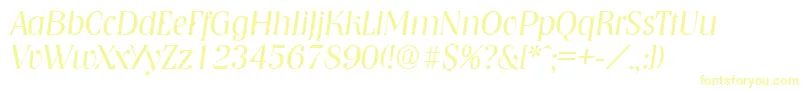 NashvilleLightita Font – Yellow Fonts