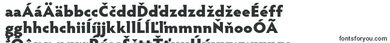 HypatiasansproBlack-Schriftart – slowakische Schriften