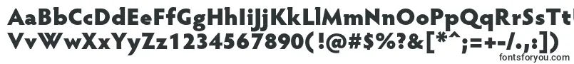 Шрифт HypatiasansproBlack – рубленные шрифты