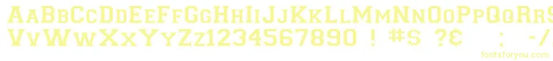 CollegiateNormal Font – Yellow Fonts