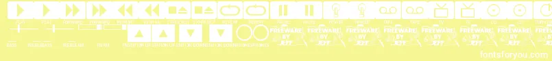 Btnswtch Font – White Fonts on Yellow Background