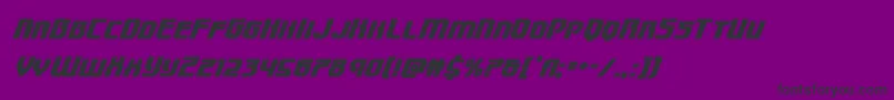 Speedwagonsuperital Font – Black Fonts on Purple Background