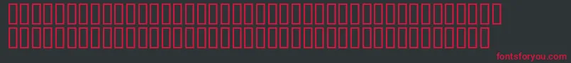 CombinumeralsSolid Font – Red Fonts on Black Background