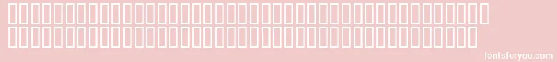 CombinumeralsSolid Font – White Fonts on Pink Background